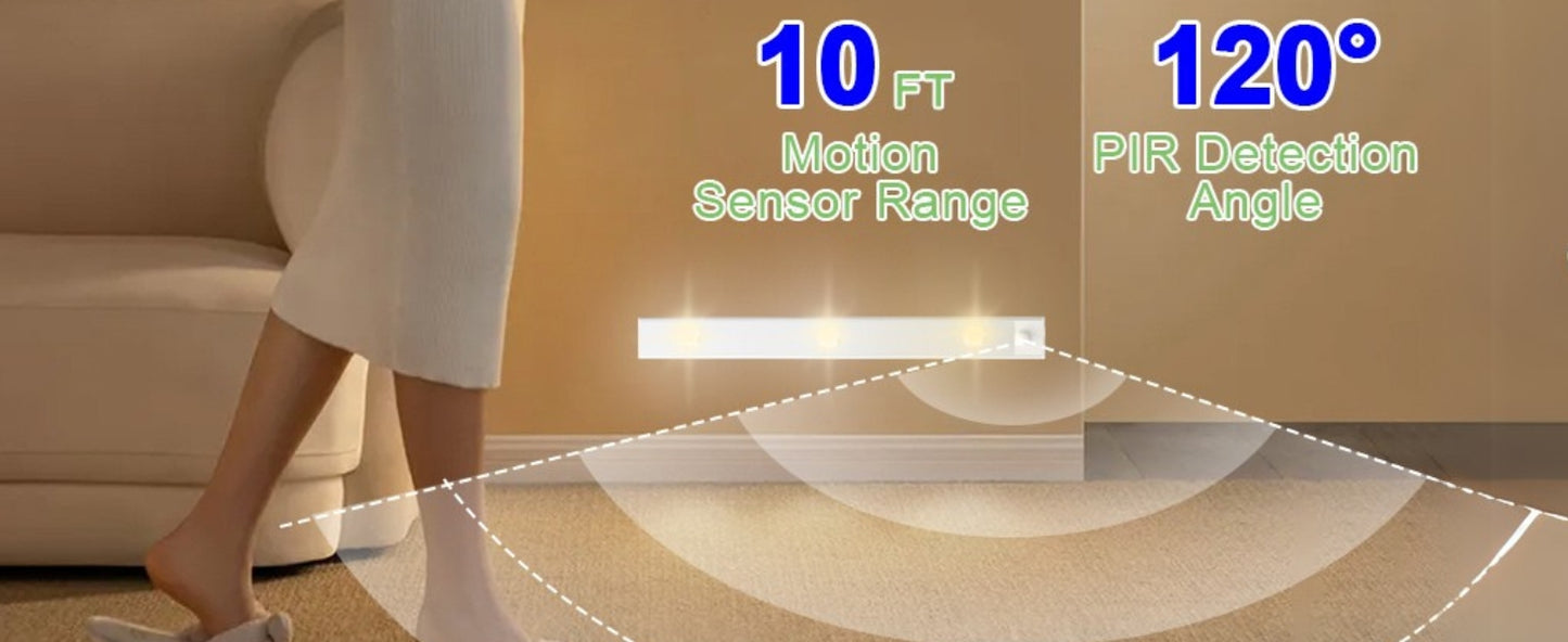 LED PIR Motion Sensor Cabinet With USB Rechargeble